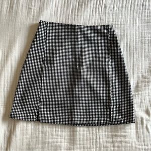 Plaid skirt